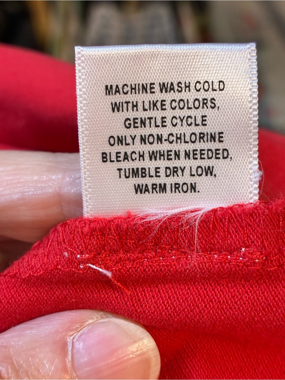 Polo Dress in Bright Red Short Sleeve - Appleseed - Picture 10 of 11